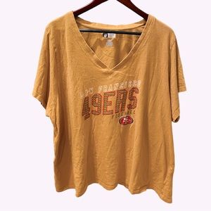 NFL San Francisco 49ers Gold Short Sleeve Tee